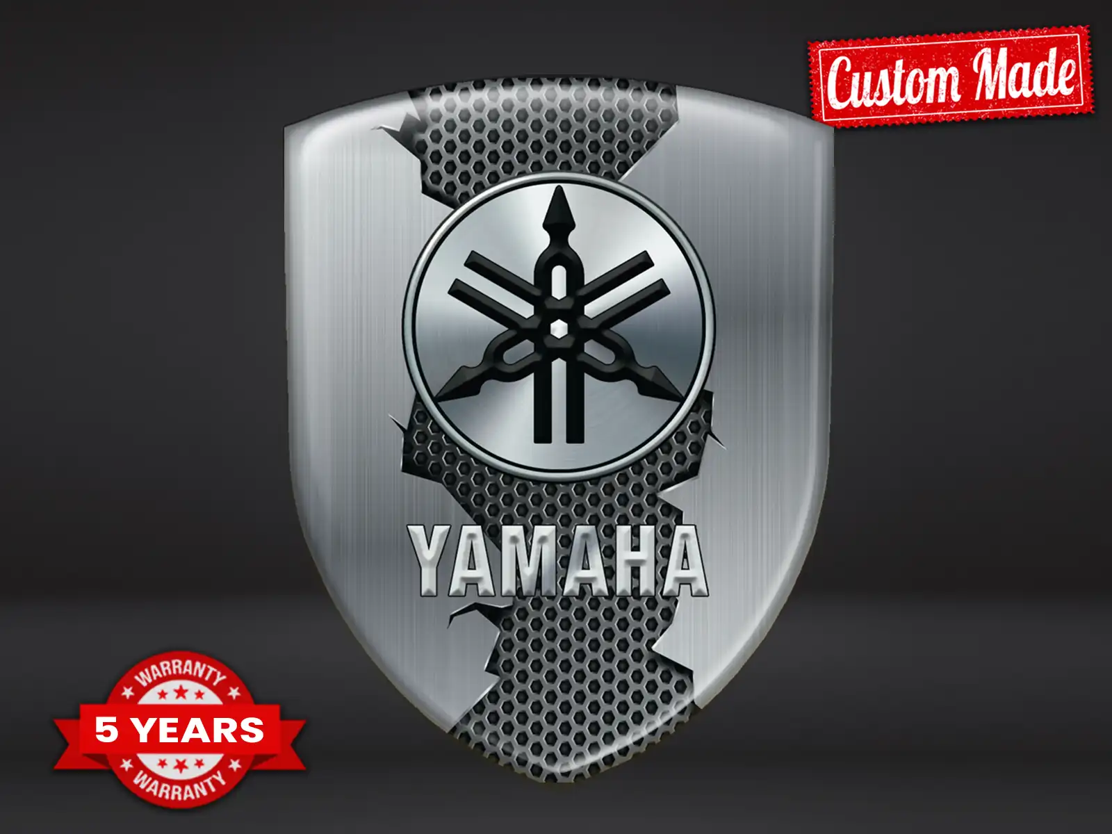 Yamaha Emblème Bombé Performance Max Chic Pro Résistants